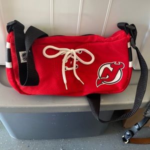 NHL New Jersey Devils Laces Style Hobo Purse